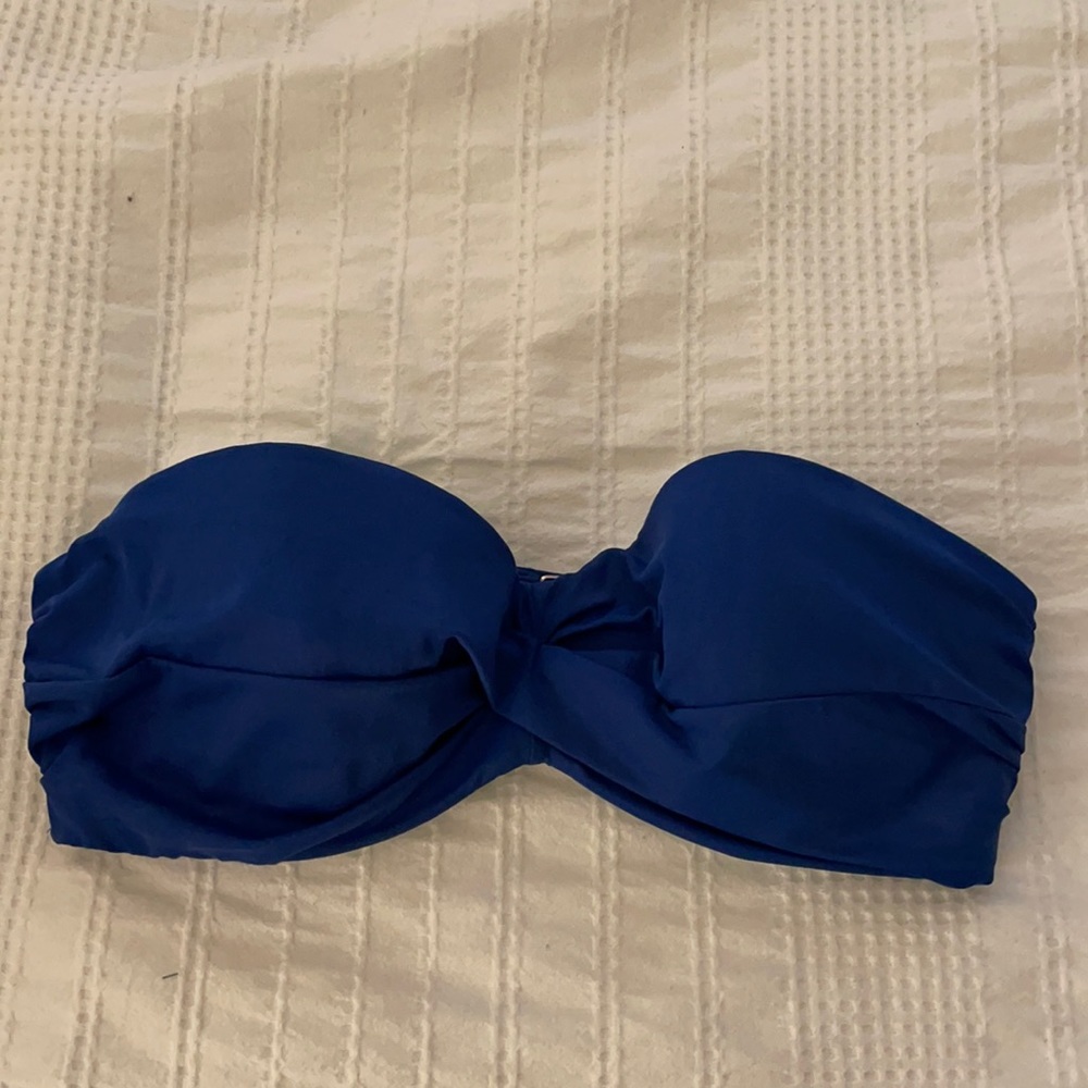 VS Blue Underwire Bathing Suit Top